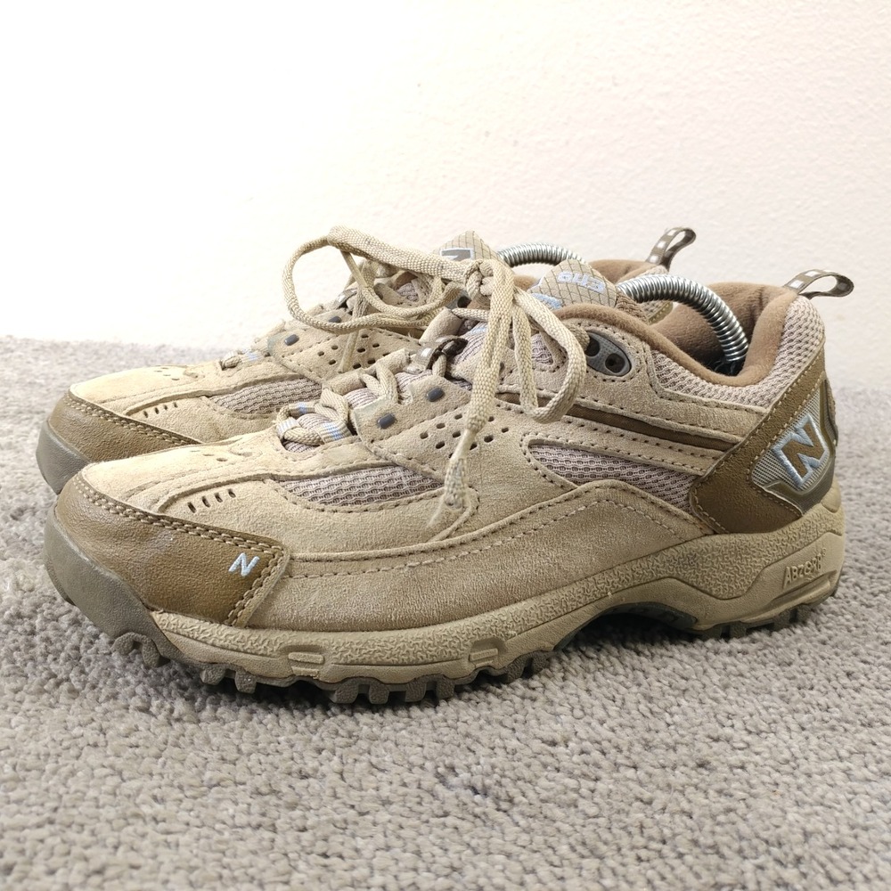 New Balance 643 Abzorb Womens Size 7 Brown Suede Hiking Walking Sneakers WW643TB